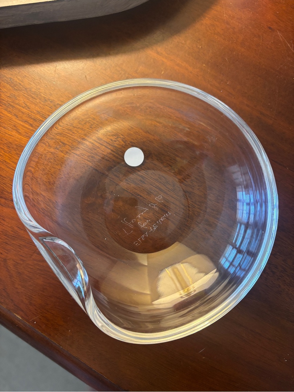 Tiffany & Co. Elsa Peretti Thumbprint Dish Made in Italy 5”